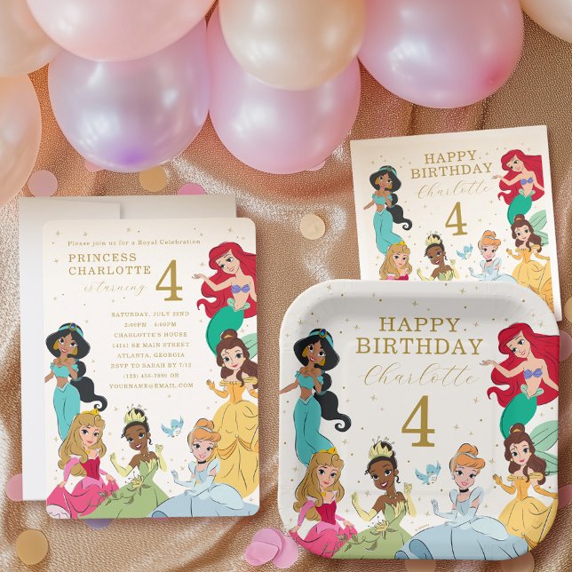 24 Pack Thank You Cards - Red & Pink Princess Theme With Envelopes & Stickers | Blank Greeting Cards For Valentine's, Birthday, Wedding, Baby Shower