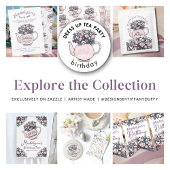 Let's Par-Tea Floral Teapot Girls Birthday Cake Pops