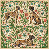 Christmas Great Dane Cards Pattern