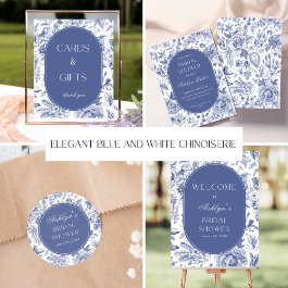 Elegant Blue and White Chinoiserie- Bridal Shower