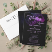Elegant Evening Wedding Party Invitation (Personalise this independent creator's collection.)