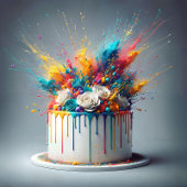 Explosion of Joy – Happy Birthday Cake