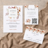 Fall Autumn Leaves Rustic Country Boho Wedding (Personalise this independent creator's collection.)