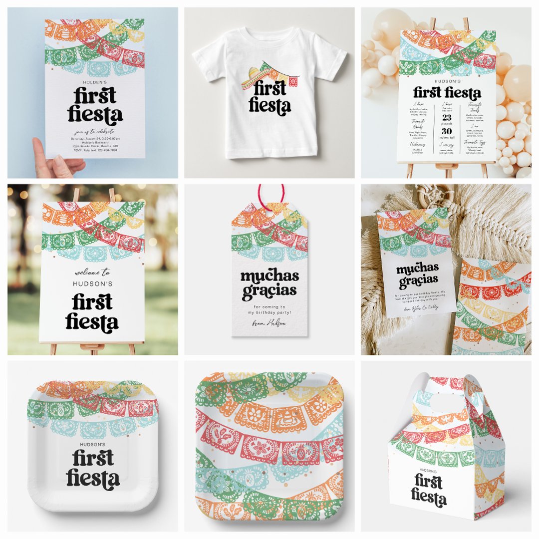 Fiesta Birthday Invitation Zazzle