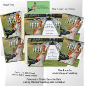 Finally Getting Wed Funny African American Couple Invitation