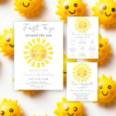 Watercolor Sun Birthday Time capsule message