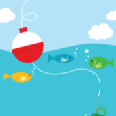 Fish Theme Fishing Baby Shower for Fishermen Invitation