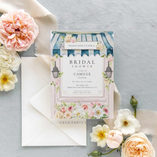 Flower Garden Bridal Shower Invitation