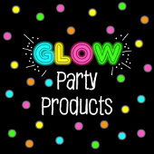 Neon Glow in the Dark Kids  Birthday Party Invite