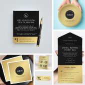 Gold Custom Logo Business Company Branded  Chocolate Covered Oreo