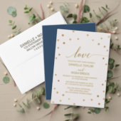Gold Polka Dots Brunch and Bubbly Invitation (Personalise this independent creator's collection.)