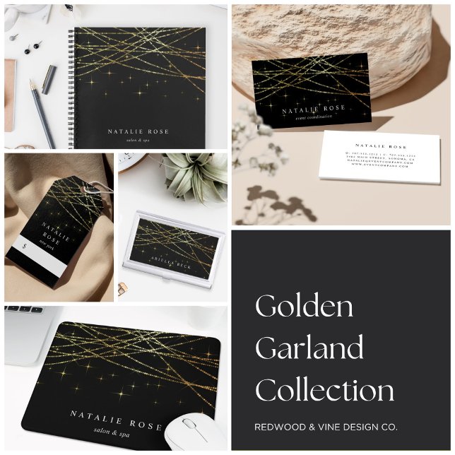 プライスタグ ガーランド Golden Garland Price Tags | Zazzle