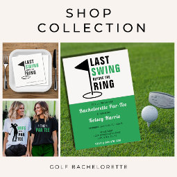 JOYMEMO Golf-Schärpe Für Junggesellenabschied – „Last Swing Before The Ring“, Satin, 9,4x160 Cm