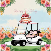 Golf Birthday themed for Lady Girl Pink Lover