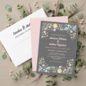  Recipe for the Bride. Modern Floral Wedding Card (Personalise this independent creator's collection.)