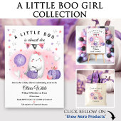 Halloween baby shower girl sugar cookies
