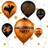 Happy Halloween Party Balloons