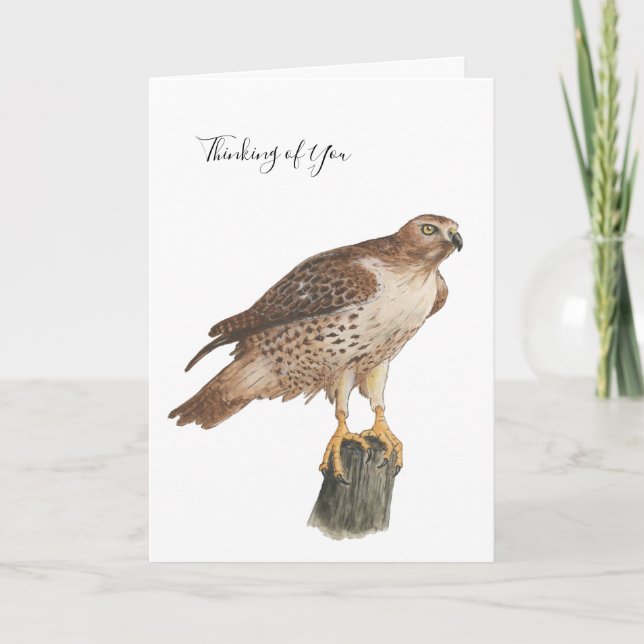Collection Hawk Note Card (Front)