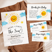Here Comes the Son Baby Shower, Here Comes the Son Sign, Sunshine