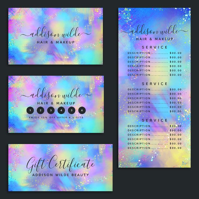holographic card case Amazon.com: MINGSEECESS Women Bifold Leather Small Wallet Shiny Holographic  Zipper Card Holder Coin Change Wallet Clutch Purse : Clothing, Shoes &  Jewelry