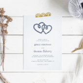 Knotted Hearts Bridal Shower Invitation