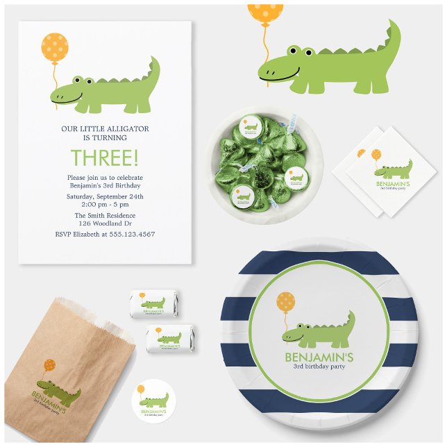 Smiling Alligators Pattern Wrapping Paper Zazzle