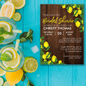 Lemon Wood Summer Bridal Shower Invite