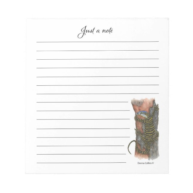 Collection Lizard Note Pad (Front)