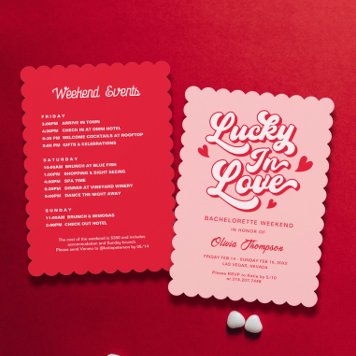 Lucky In Love Vegas Bachelorette Party