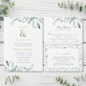 Luxe Floral Girl Baby Shower by Mail Invitation (Personalise this independent creator's collection.)