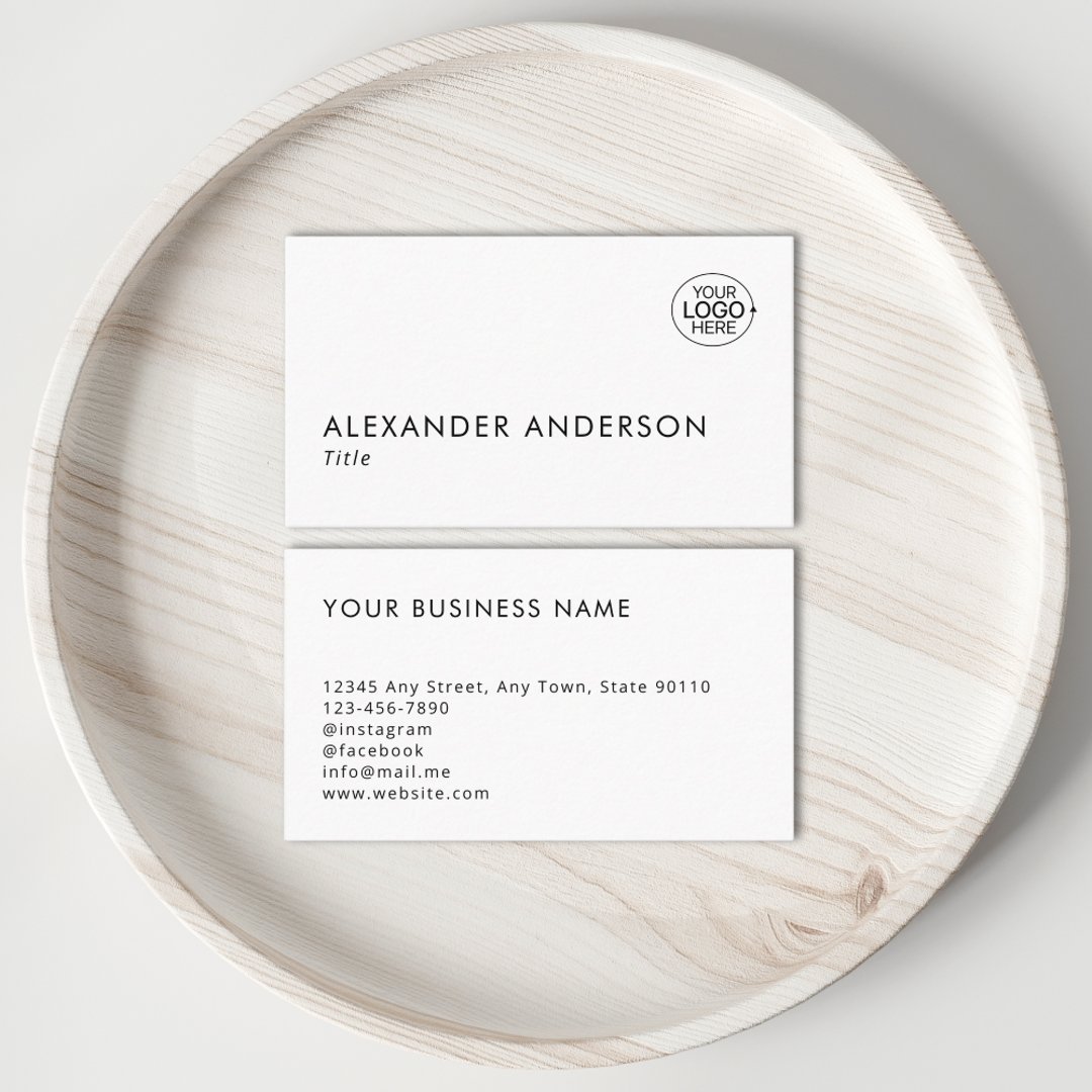 Simple Script Connect With Us Logo QR Code Promo Flyer | Zazzle