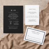 Minimalist Photo Wedding Invitation (Personalise this independent creator's collection.)