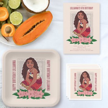 Disney's Moana Tribal Girl's Birthday