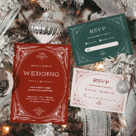 Modern Deco | Holiday Wedding