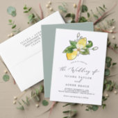 Modern Lemon Garden Baby Shower Invitation (Personalise this independent creator's collection.)