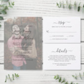 Happily Ever After Party Gold Wedding Reception Invitation (Personalise this independent creator's collection.)