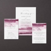 Modern Watercolor | Red Bridal Shower Invitation (Personalise this independent creator's collection.)