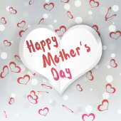 Modern Folded Paper Heart - Letterhead