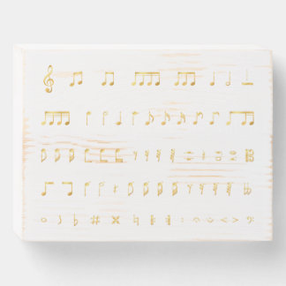 Collection Music al Notes Wooden Box Sign