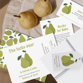 The lucky pear couples Baby Shower Invitation