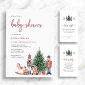 Holiday Christmas Baby Shower Invitation