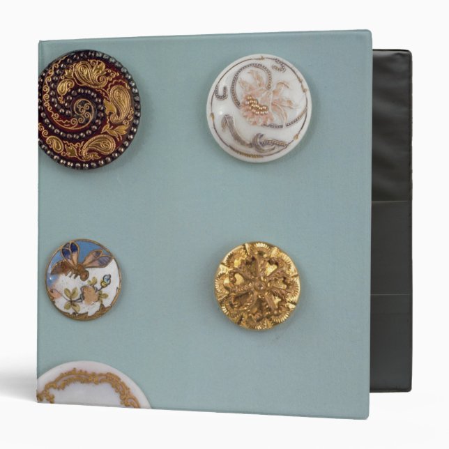 Collection of buttons binder (Front/Inside)