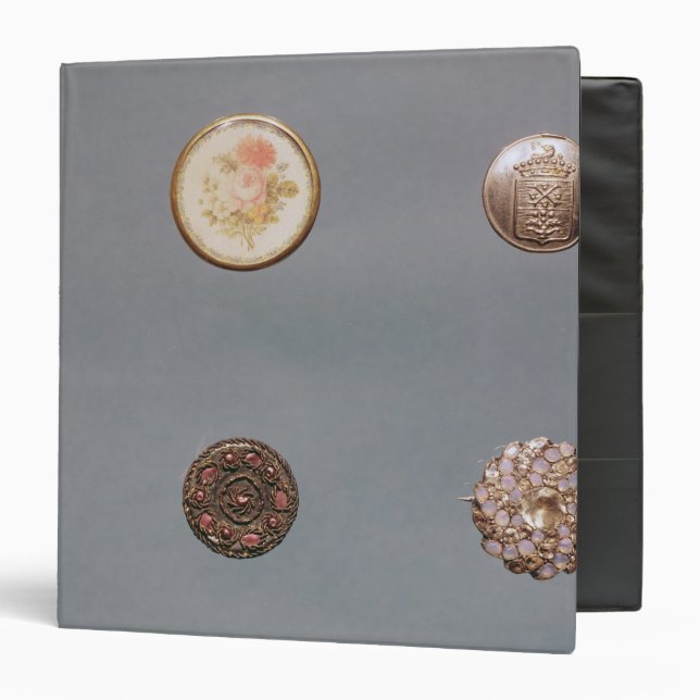Collection of buttons binder (Front/Inside)