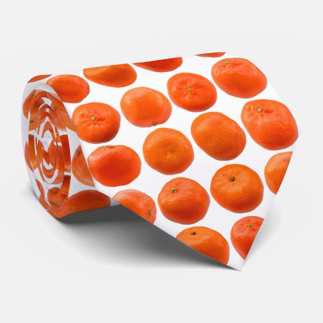 Collection of Clementines Neck Tie (Rolled)