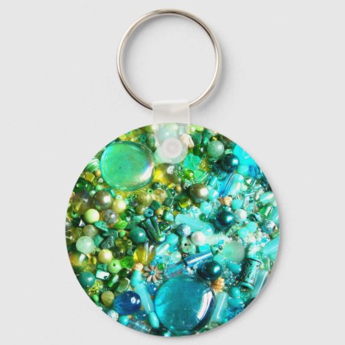Collection of Colorful Beads Keychain