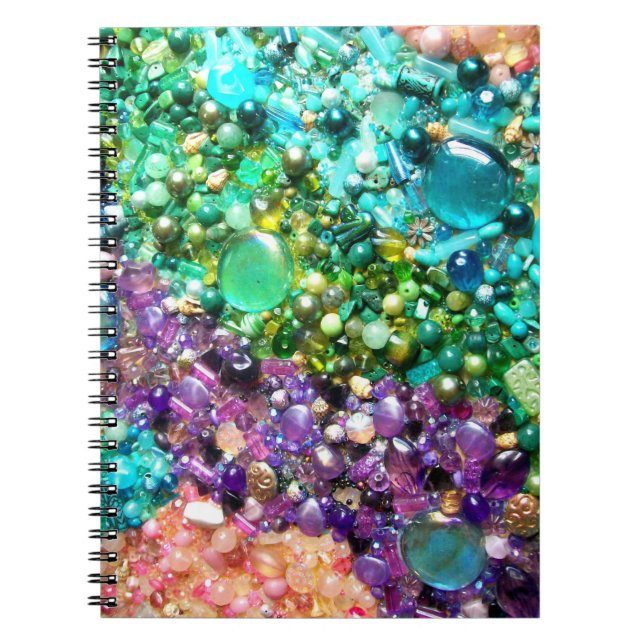Collection of Colorful Beads Notebook (Front)