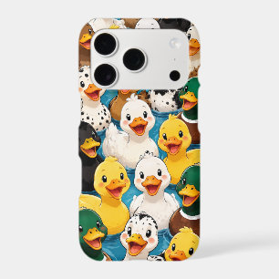 Collection of ducks iPhone 17 pro case