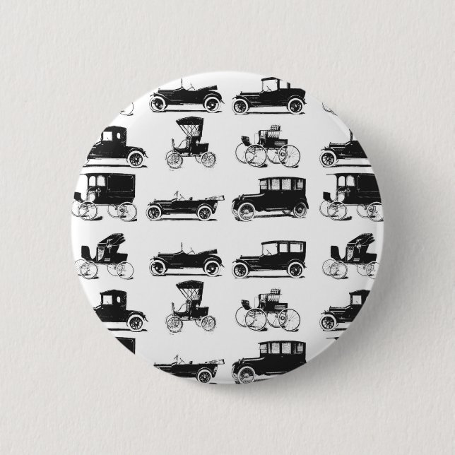 Collection of old and classic cars button (Front)