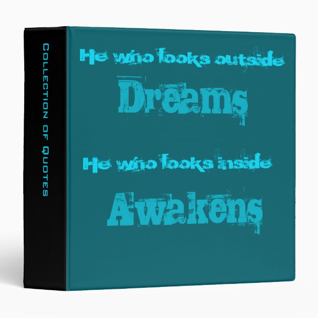Collection of Quotes 3 Ring Binder (Front/Spine)