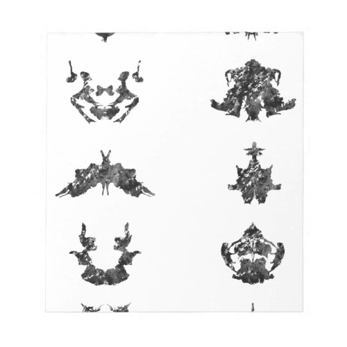 Collection of Rorschach inkblot tests Notepad